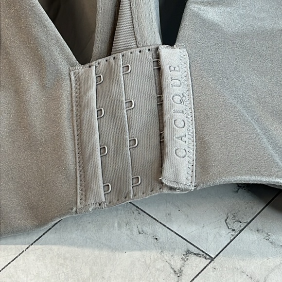 NWOT Cacique Lane Bryant Womans Bra Silver Full Coverage UNDERWIRE 44DD - Picture 4 of 8